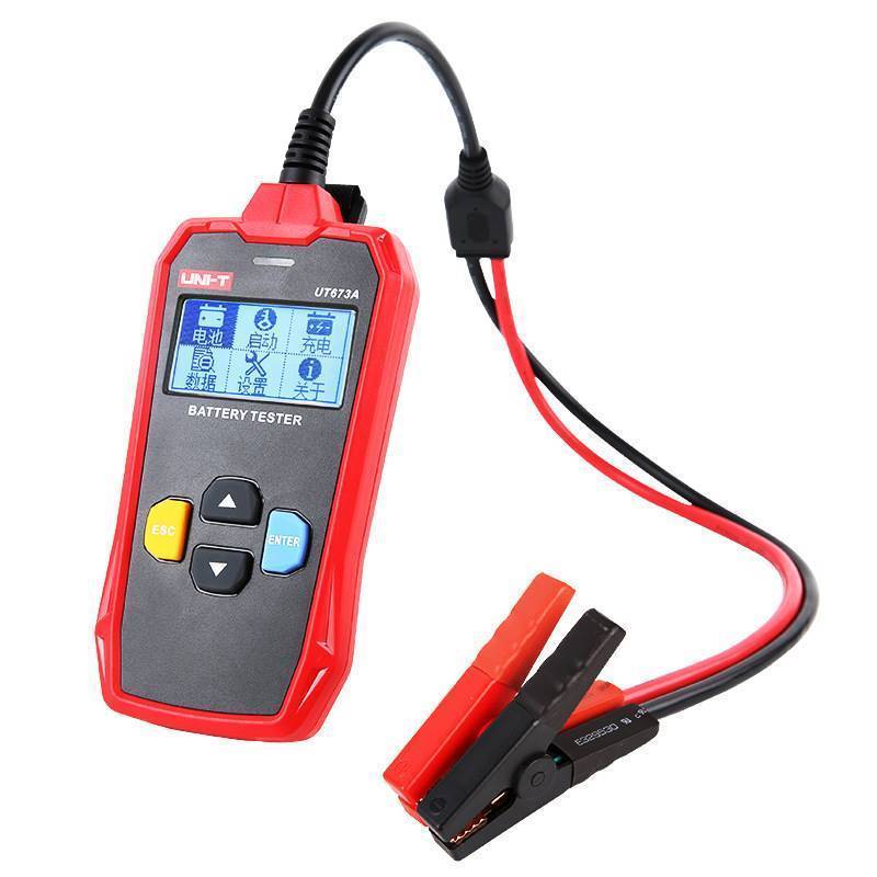 UT673A/675A汽车蓄电池测试仪12V/24V电动车电瓶检测仪