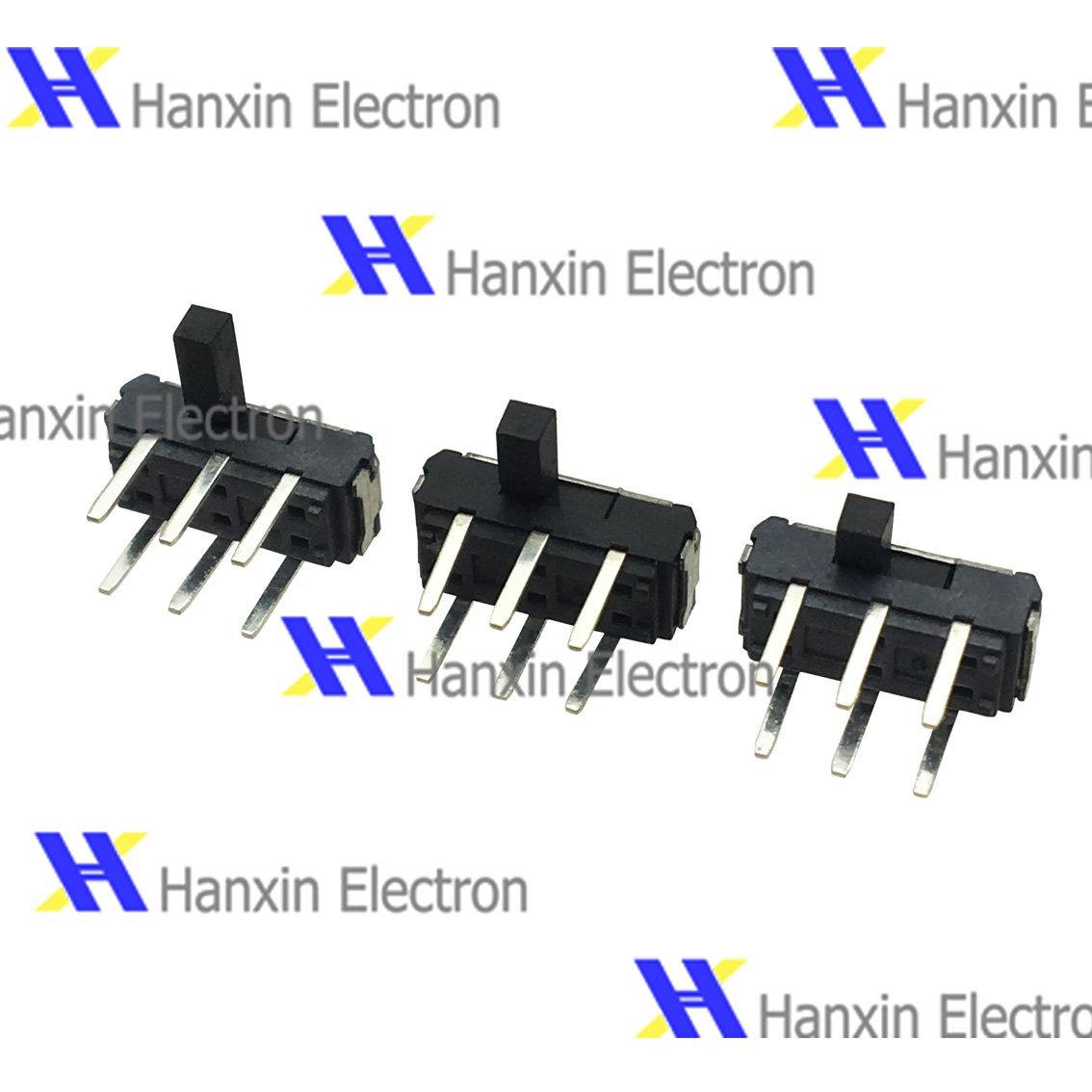 小拨动开关 6脚 卧式拨动开关 波动开关 2档微型开关手柄2-4mm