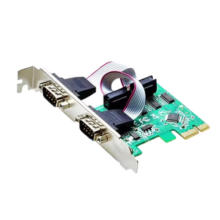 PCI-E串口卡pcie转串口 RS232接口工控扩展卡PCI-E 232卡双串口卡