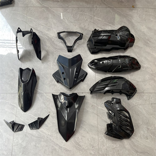 适用于AEROSPORTSX NVX155改装电镀件全车碳纤维外壳装饰件21-25