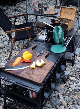 TNR户外星光折叠桌露营多功能野餐野营便携可拼接车载烧烤组合桌