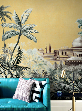 帕拉丛林 Pala Jungle 热带雨林植物 高端定制个性壁画 背景墙纸