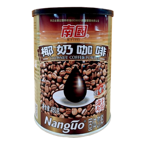 南国 椰奶咖啡（醇香型）450克X2罐  海南特产 速溶型咖啡