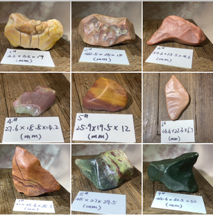 纯天然阿拉善戈壁玉化多彩玛瑙原石随型手把件吊坠挂件雕刻石材