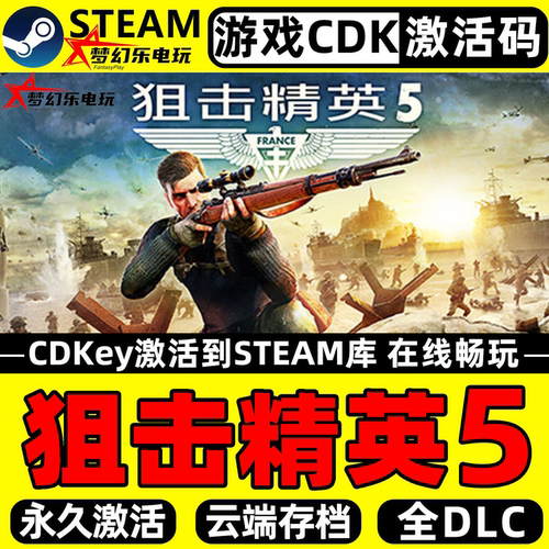 狙击精英5Steam激活码CDKey电脑