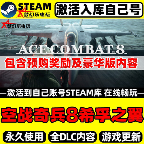 空战奇兵8希孚之翼Steam激活游戏