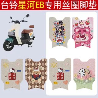 台铃星河EB加厚防滑丝圈脚垫