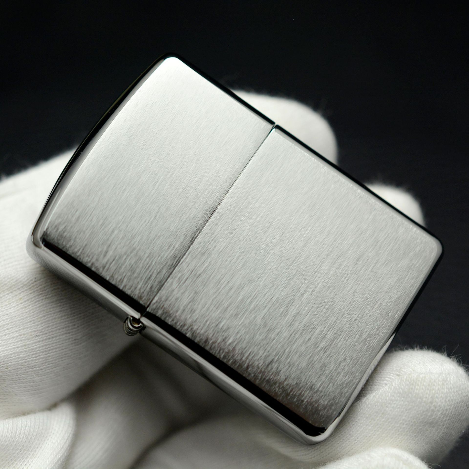 Zippo打火机之宝镀铬银色拉丝盔甲机加厚机162光板火机防风正版ZP