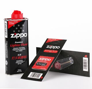 zippo打火机油正品套装之宝专用 小油 大油 煤油 火石 棉芯 配件