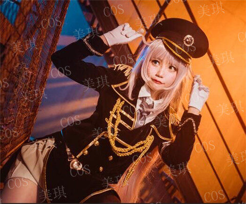 cos服装原创动画【K】第二季 猫 军装 cosplay服装