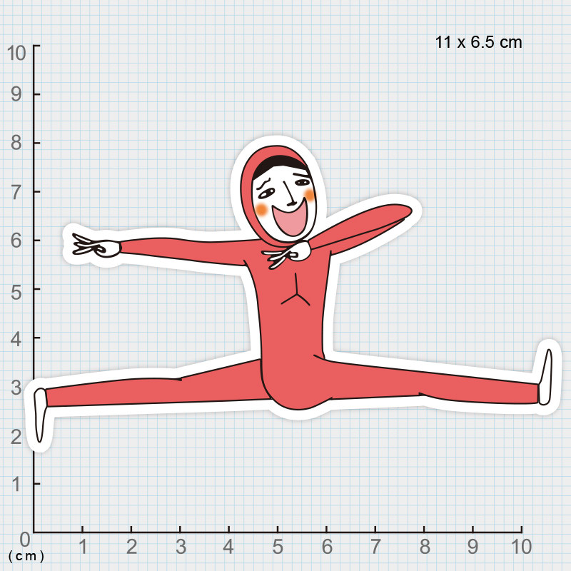 比贱表情 恶搞行李箱贴纸 拉杆箱贴纸 滑板单板贴纸 电动机贴纸