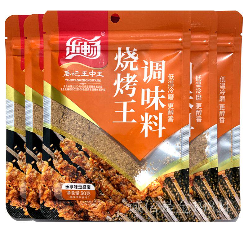 乐畅烧烤王5袋组合装 禹记王中王烧烧烤调料 150g烧烤调味料 包