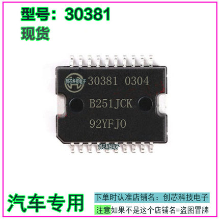 30381汽车电脑板易损IC芯片全新进口贴片HSSOP20脚现货直拍