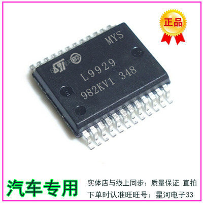 L9929 L9929XP 大乌龟汽车发动机电脑板IC怠速节气门驱动芯片24脚