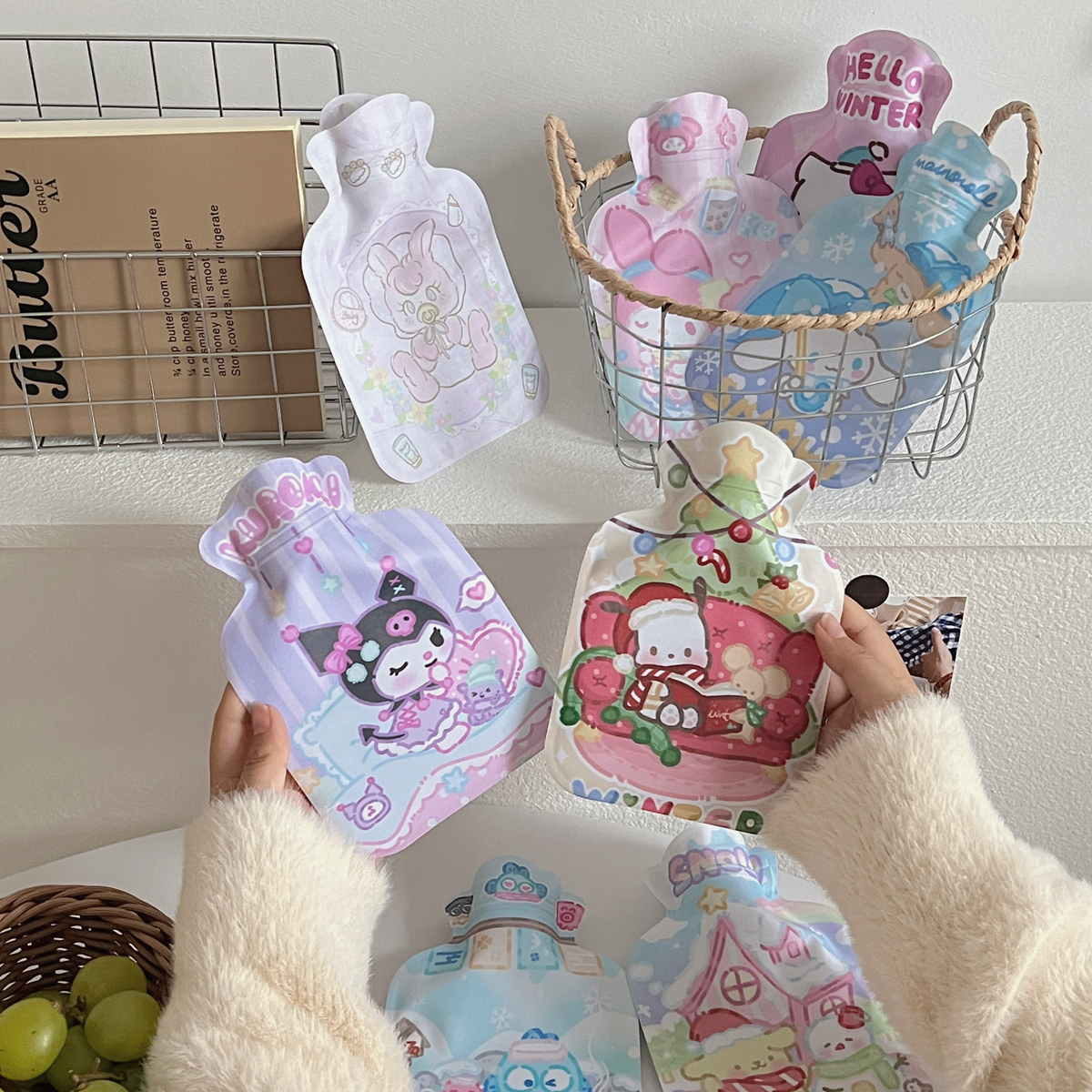 三丽鸥可爱便携暖手暖肚热水袋