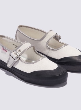 Sunny现货 VANS玛丽珍鞋Mary Jane白色翻毛皮休闲板鞋VN000CRRYB2