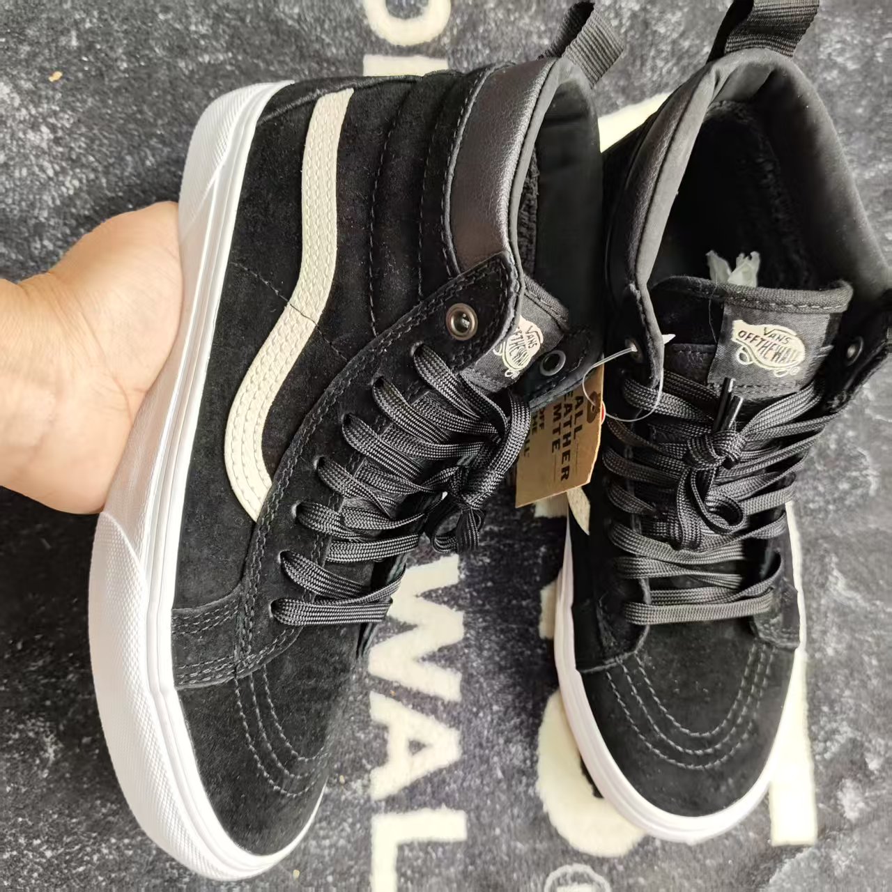 Sunny现货 VANS高帮秋冬加绒SK8-MTE户外保暖板鞋VN0A4P3ITUH