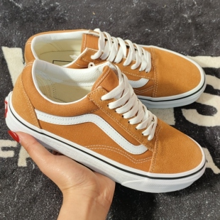 Vans Old Skool小脏橘低帮板鞋VN0A5JMIBKQ男女同款休闲帆布鞋