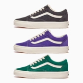 Sunny现货 VN000CT8DT2 SKOOL高阶板鞋 VANS新款 紫色翻毛皮复古OLD