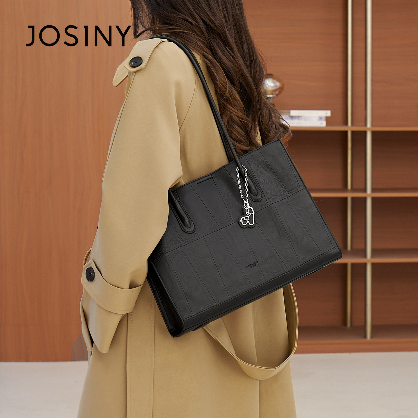 卓诗尼大容量托特包女2025新款时尚百搭单肩手提包女韩系简约大包,箱包皮具/热销女包/男包,单肩包,淘宝优惠券,粉丝福利购,淘宝优惠卷