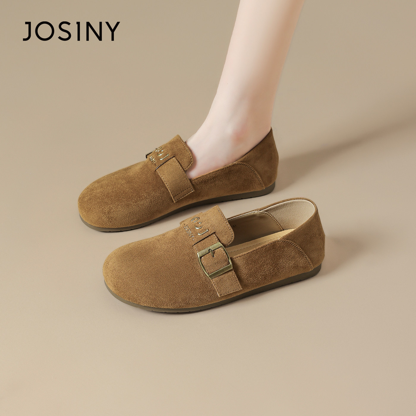 卓诗尼勃肯鞋女2025年秋季新款复古休闲软底一脚蹬平底单鞋奶奶鞋,女鞋,勃肯鞋/软木鞋,淘宝优惠券,粉丝福利购,淘宝优惠卷