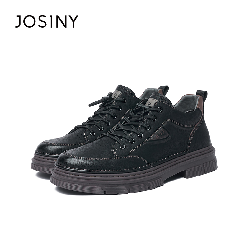 卓诗尼2025年春季休闲工装靴