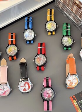 EAKI火影忍者疾风传忍者手表盲盒鸣人佐助卡卡西男孩礼物正版周边