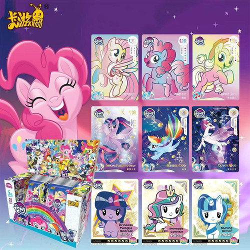 正版卡游小马宝莉卡片友谊永恒版卡彩虹包收藏卡出TR卡TGR卡SSR卡 - 封面