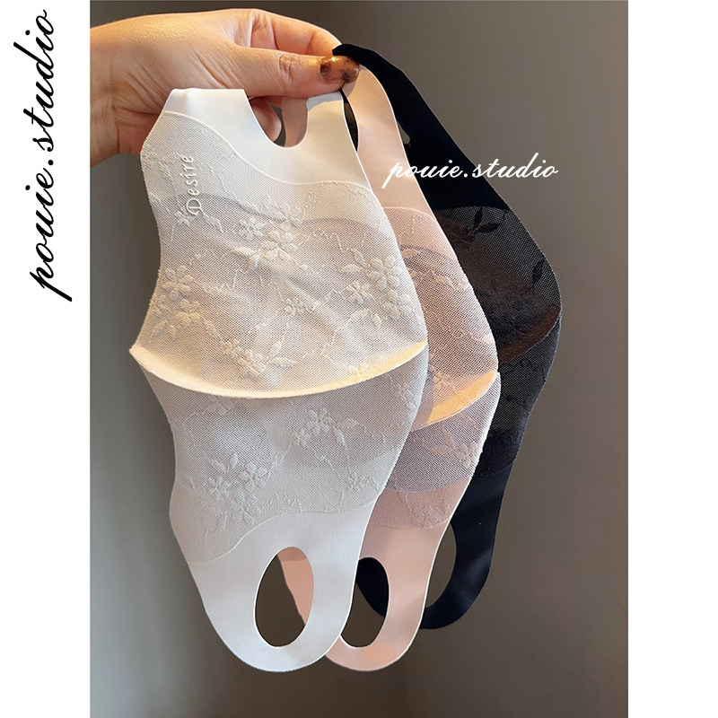 蕾丝立体无痕防晒口罩女高颜值薄款透气户外骑行百搭时尚冰丝面罩