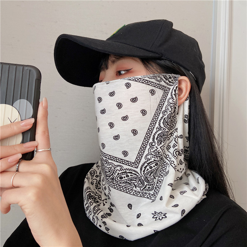 防晒遮全脸可洗透气脖子冰丝面罩