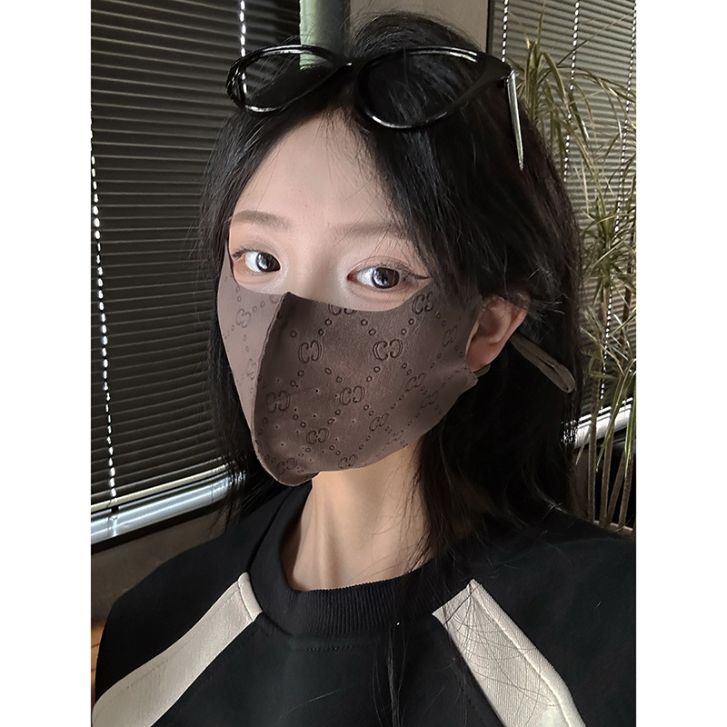秋冬季女口罩防晒防风防寒护眼角