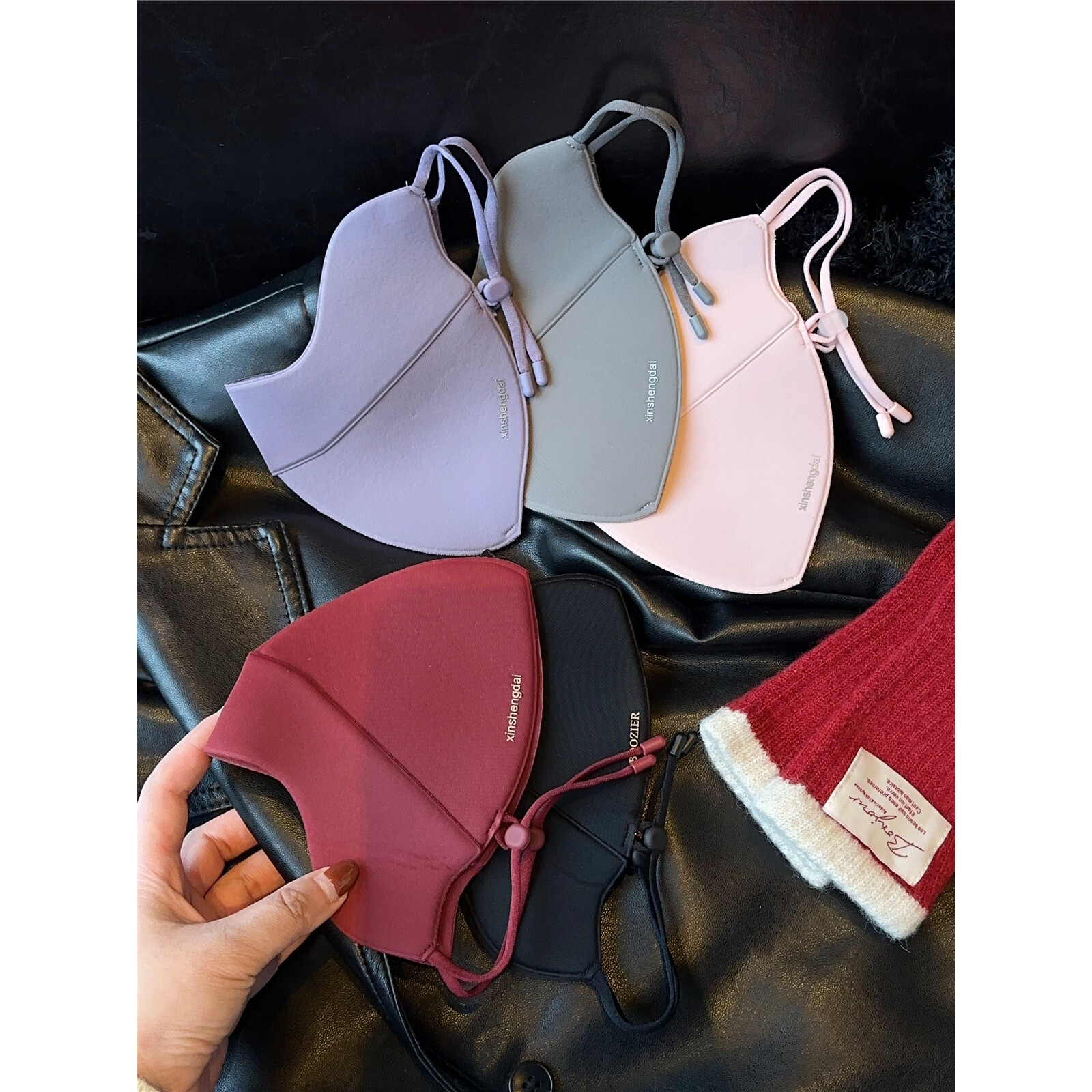 纯色保暖口罩加厚保暖防寒护眼角