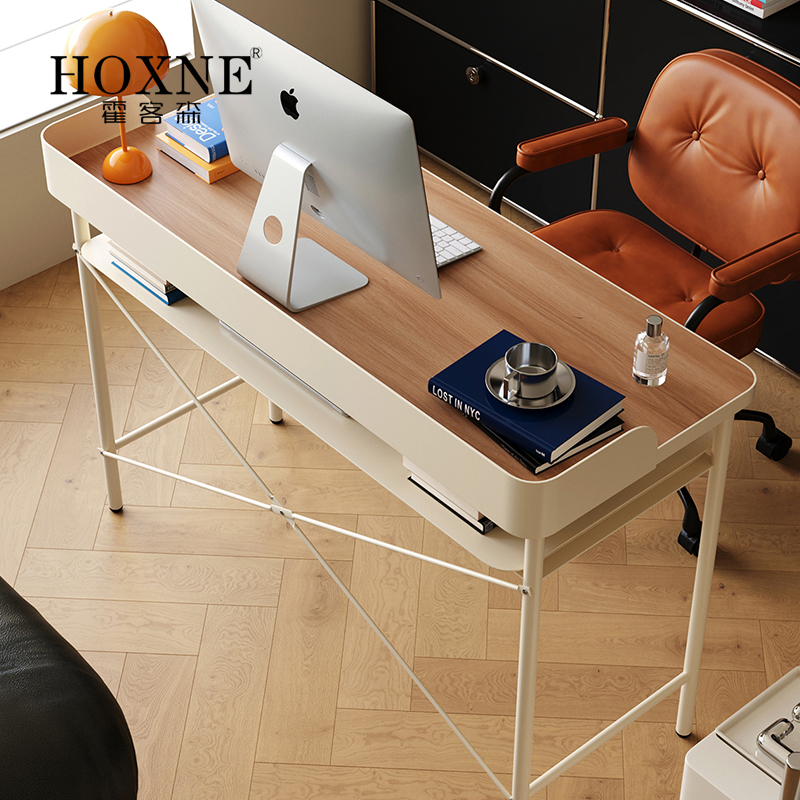 霍客森里勃书桌极简家用包豪斯书房长条桌学习电脑办公轻奢高级感