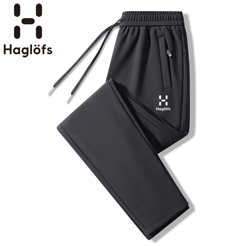 HAGLOFS火柴棍运动裤男2025秋冬新款户外休闲直筒长裤宽松卫裤