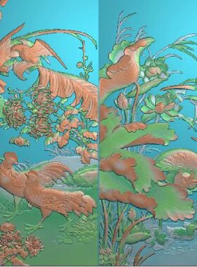 精雕图春夏秋冬四季花挂壁 cxqd四季花 花鸟东阳木雕工艺品挂件