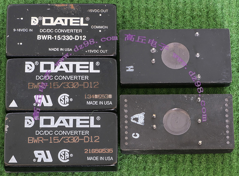 DATEL9-18V转正负15V 330mA 10W 30V隔离电源模块BWR-15/330-D12