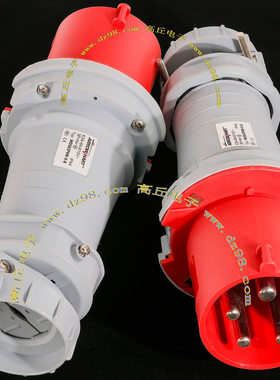 COOPER WD563P6W-X-B 63A-6h/415V 3P+N+地 IP44 防水 5线 公插头