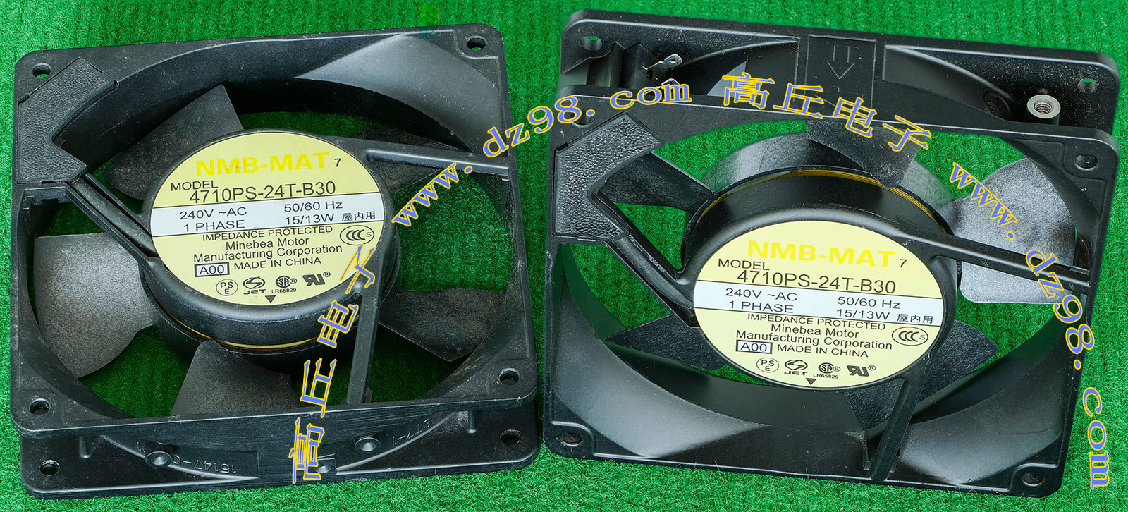 全新 NMB-MAT 4710PS-24T-B30 240V 15W 滚珠轴承风扇