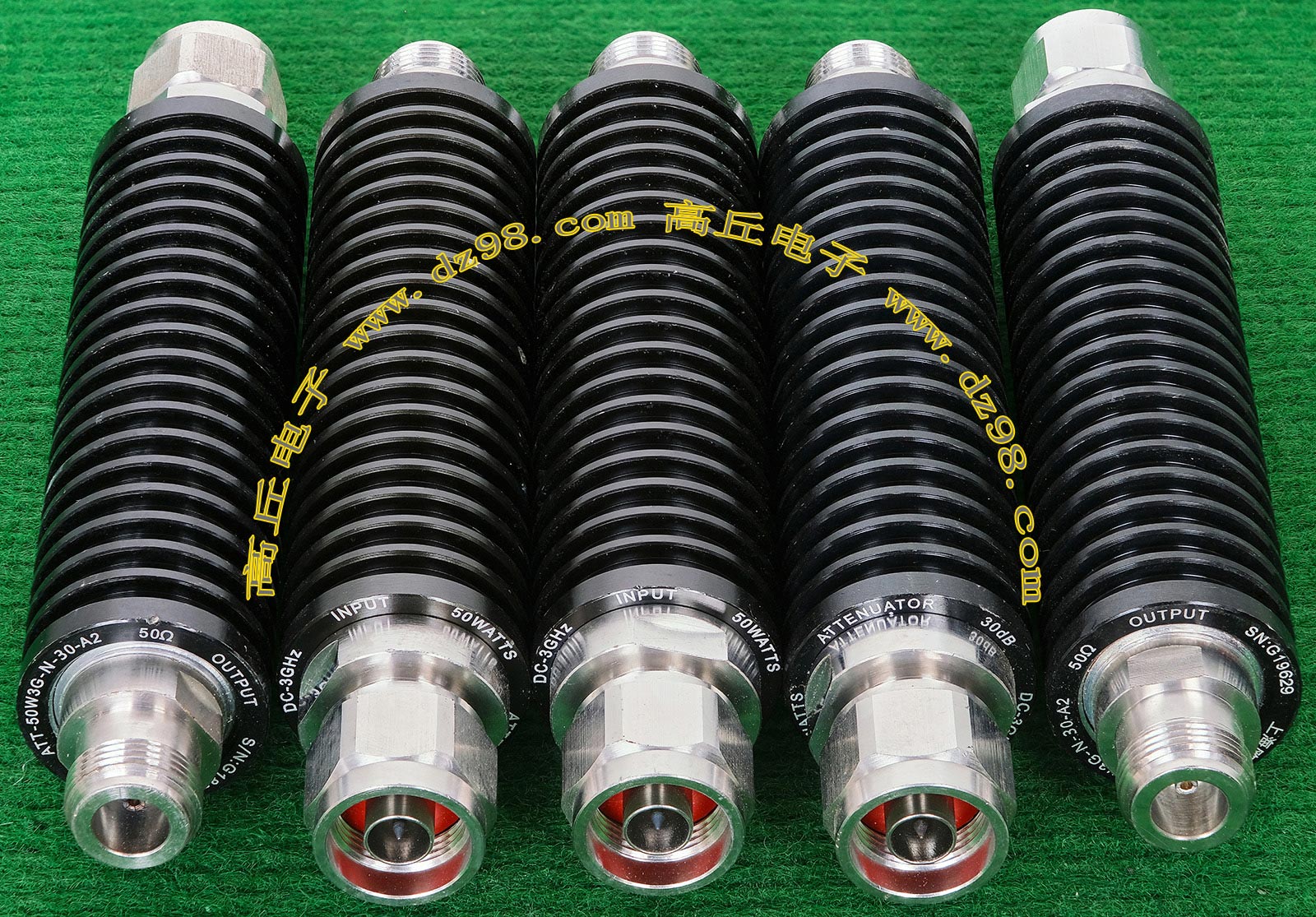 ATT-50W3G-N-10 衰减器 N型 50欧姆 DC-3GHZ 10dB 上海欧卓 50W