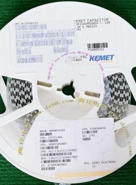 KEMET C1812C222KGRAC7800 2200pF 2000V 贴片 金属固体 陶瓷电容