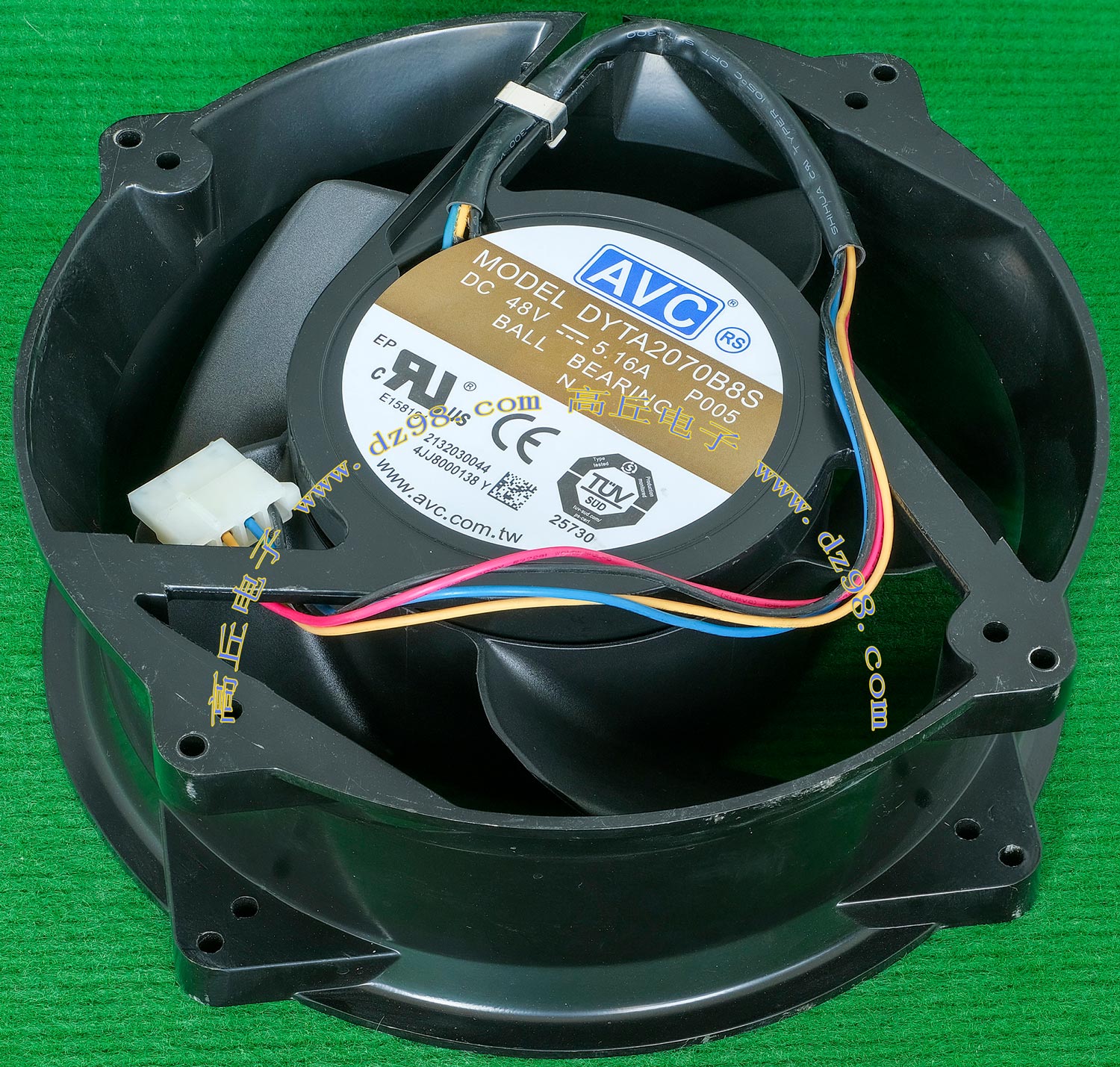 AVC DYTA2070B8S 48V 5.6A 大功率 滚珠轴承风扇 电脑硬件/显示器/电脑周边 其它电脑周边 原图主图