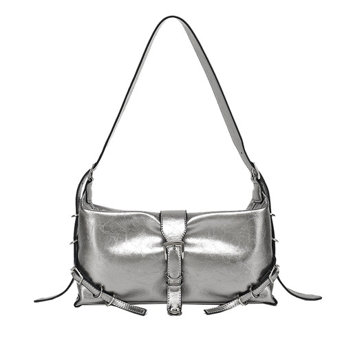 萝拉原创潮酷时尚女包通勤腋下包