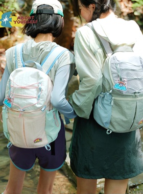 关己x萝拉 双肩包徒步户外登山大容量旅行背包 学生书包轻便通勤