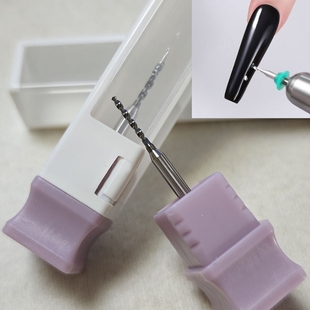 新俄式美甲钻孔打磨头 延长甲指甲打孔钻头 美甲店快速打洞钻孔头