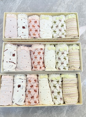 秘语新款女士内裤·布蕾甜茶62117/62118/62119舒适中腰平角裤