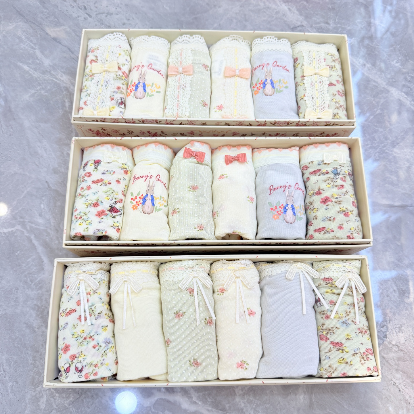 秘语女士内裤·邦妮来信腈纶舒适中腰平角裤女62114/62115/62116