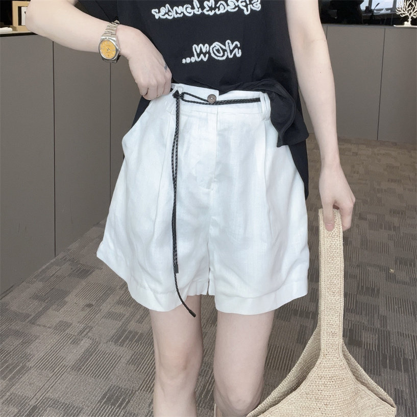 纯色蕾丝休闲裤长裤女2025早春