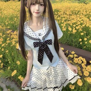 千岛记【告白情书】原创爱心波点jk制服夏季水手服正版日系学院女