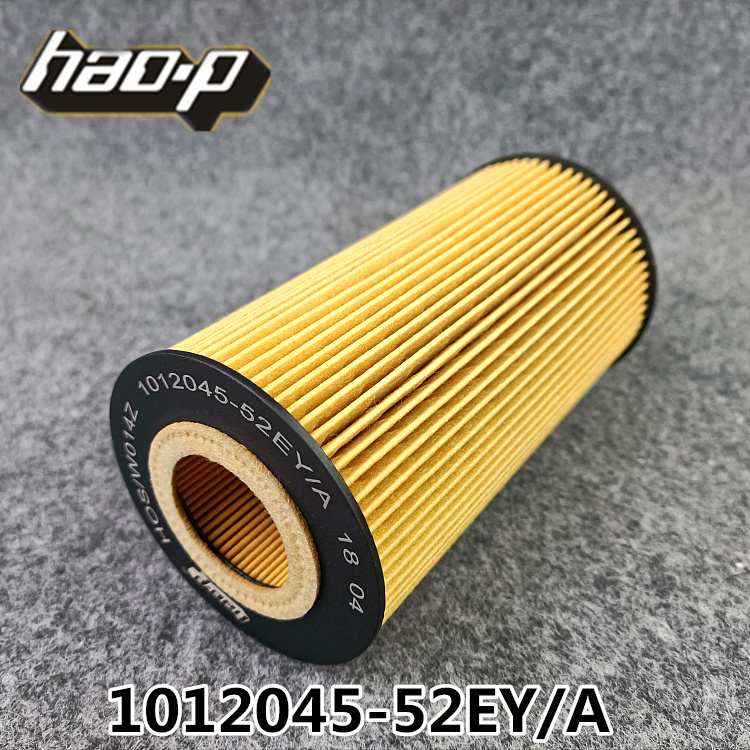 适用于解放J6L龙V大柴道依茨1012045-52EY/A机油滤清器机滤纸芯
