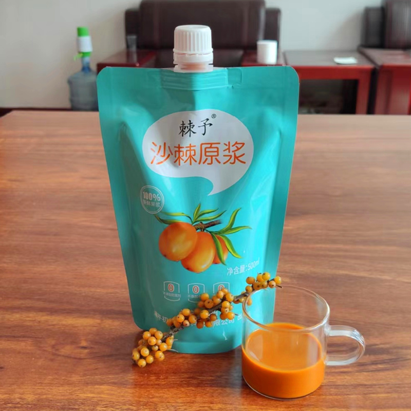 无糖棘予沙棘原浆袋装500克